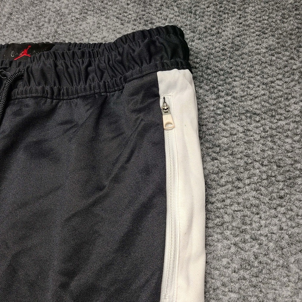 Jordan Pants Mens Small Black Dri-FIT Track Joggers Zip Ankle Jumpman Logo - Picture 5 of 15